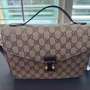 Collection Beige and Brown Crossbody Bag